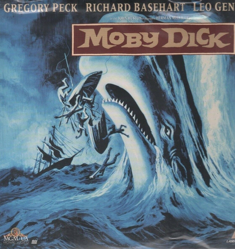 Moby Dick MGM/UA 1993 Gregory Peck Richard Basehart Laserdisc 121418AMLD