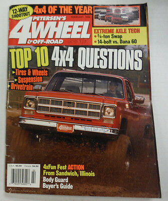 Petersen's 4 Wheel & Off-Road Magazine 4x4 Questions February 1999 052715R