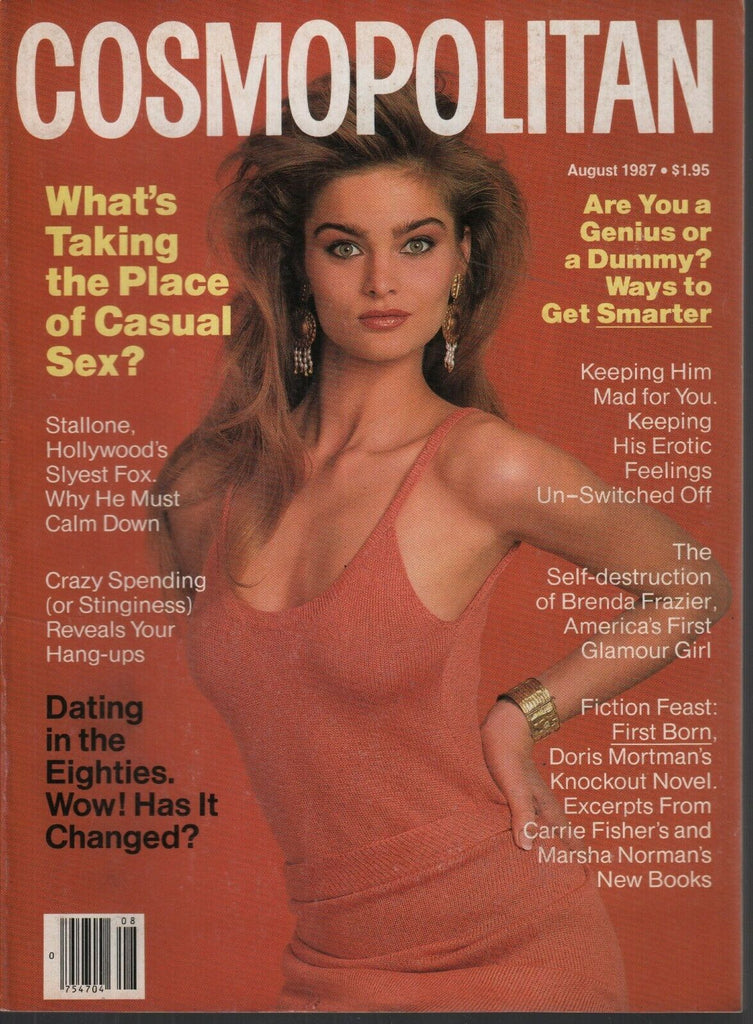 Cosmopolitan Magazine August 1987 Carine Holties Francesco Scavullo 080819AME2