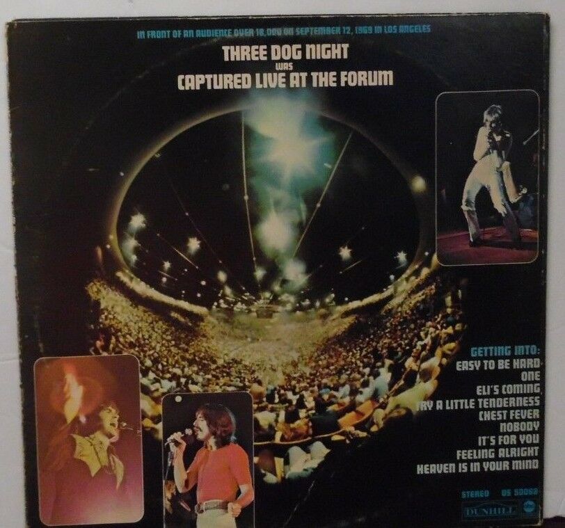 Captured live at the Forum Three Dog Night vinyl DS50068 081218LLE