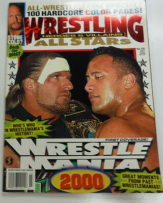 Wrestling All Stars Magazine Triple H & The Rock July 2000 082814R