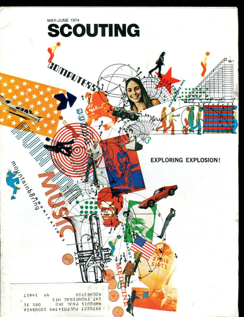 Scouting Magazine May/June 1974 Exploring Explosion! EX w/ML 010917jhe