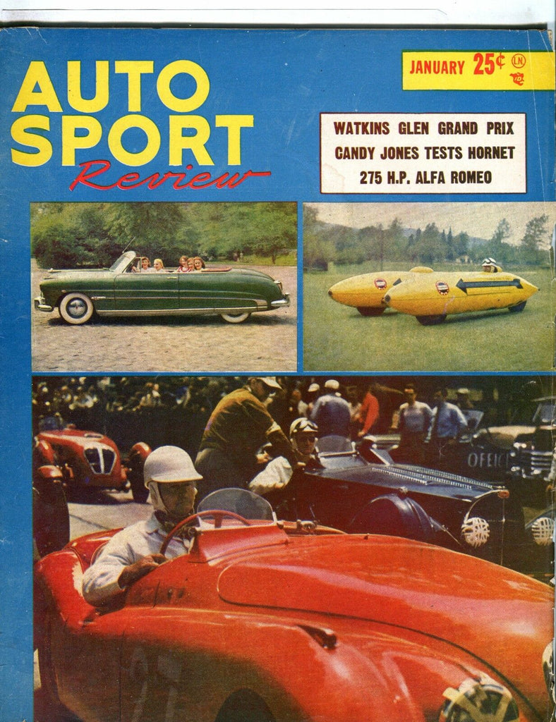 Auto Sport Review Magazine January 1952 Watkins Glen GD No ML 053017nonjhe