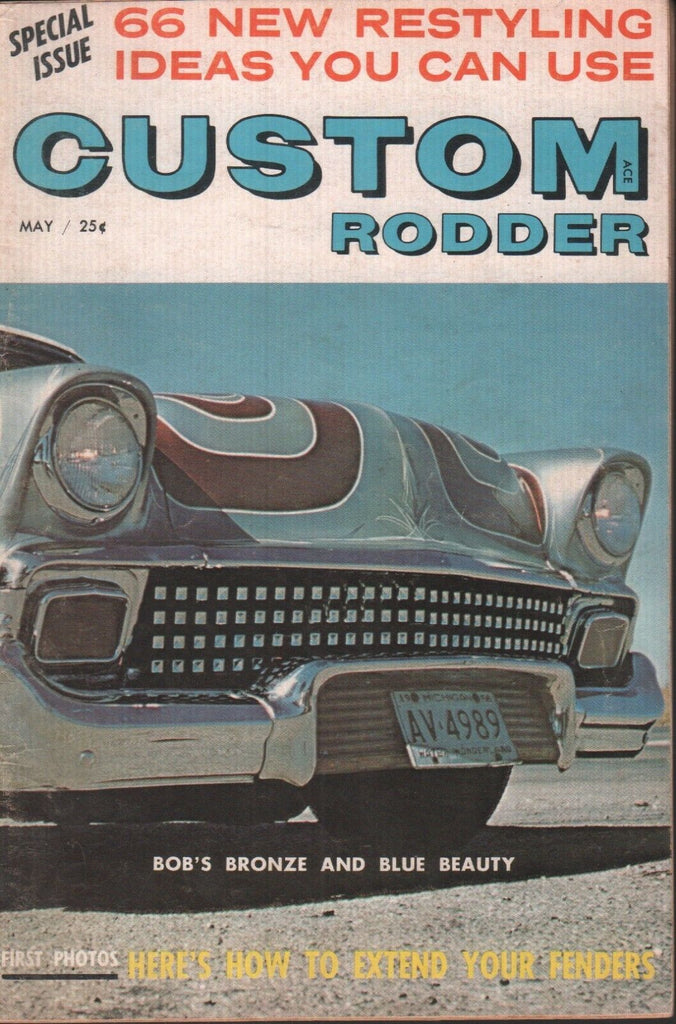 Custom Rodder Vintage Magazine May 1959 James Richards 121518AME