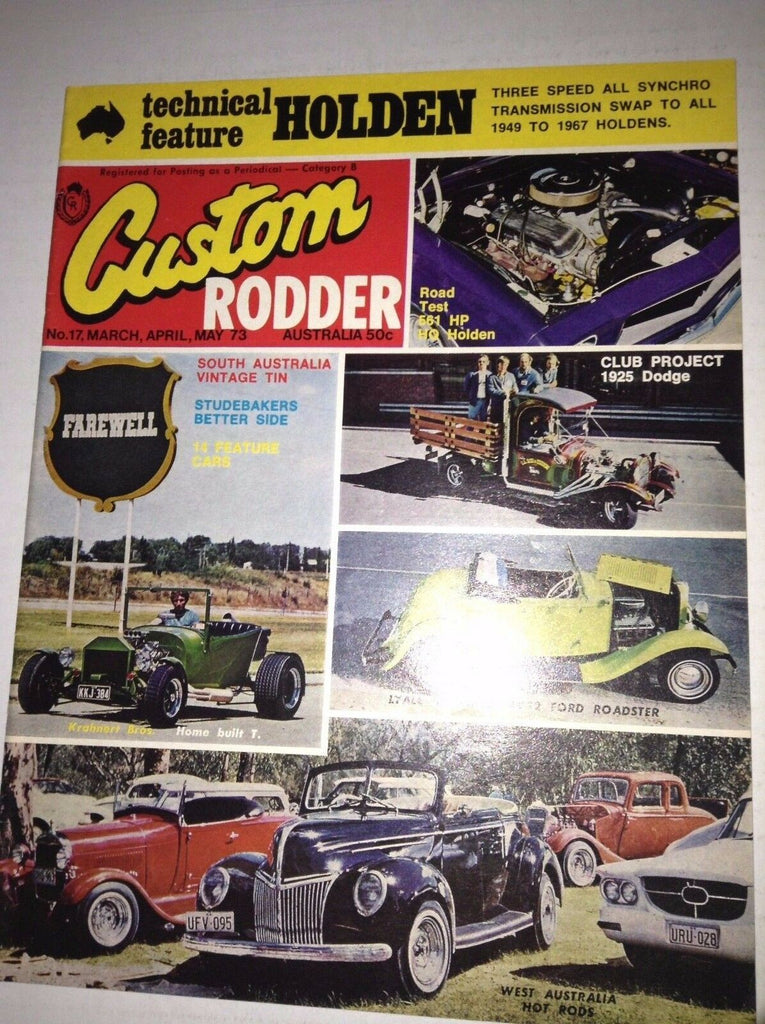 Custom Rodder Magazine South Australia Studebakers May 1973 041917nonrh2
