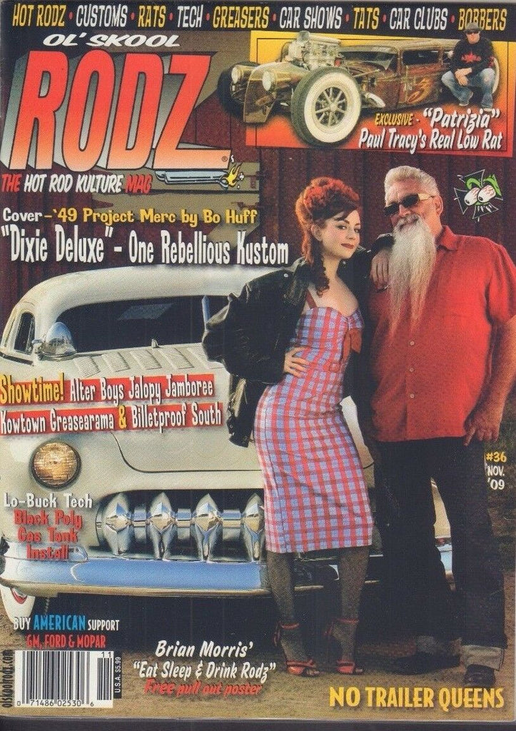 Ol' Skool Rodz Magazine Brian Morris Dixie Deluxe November 2009 011818nonr