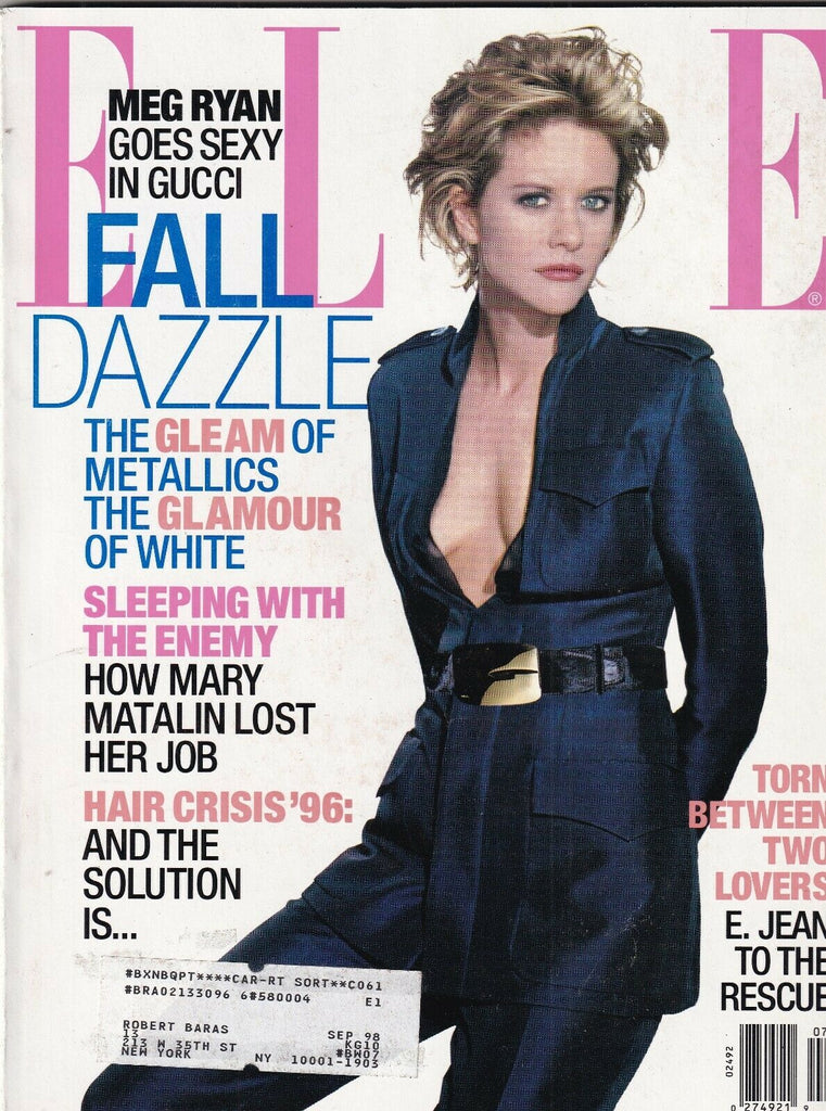 Elle Mag Meg Ryan Goes Sexy In Gucci July 1996 101119nonr