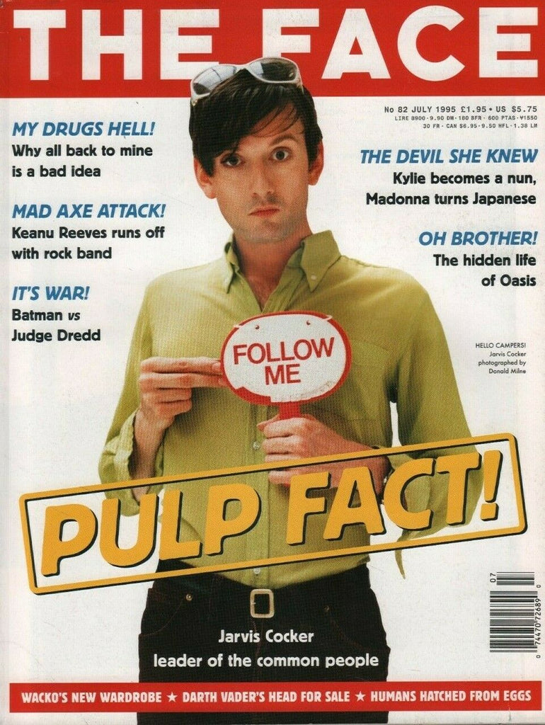 The Face Magazine July 1995 Jarvis Cocker Keanu Reeves Madonna 062019DBE