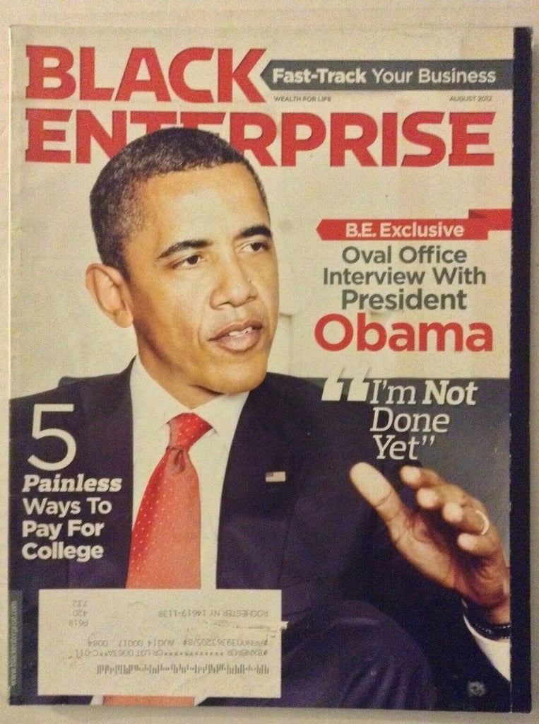 Black Enterprise Magazine Barack Obama 5 Ways To Pay August 2012 030319nonrh