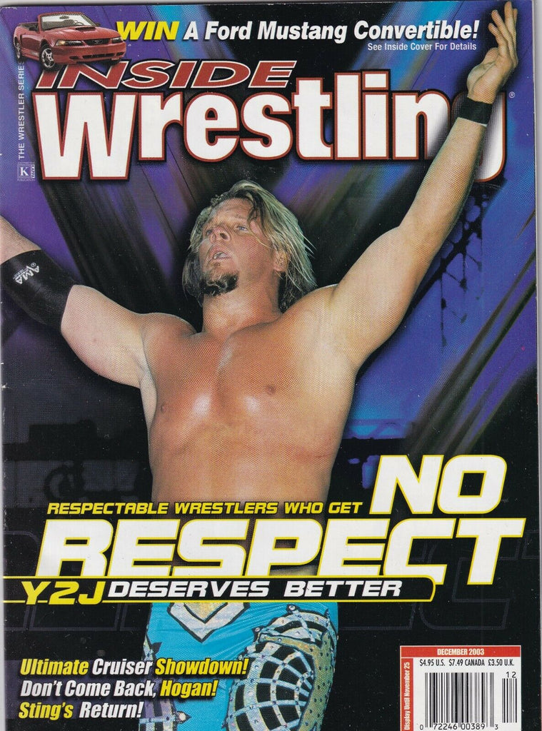 Inside Wrestling Magazine Chris Jericho Sting December 2003 060419nonr