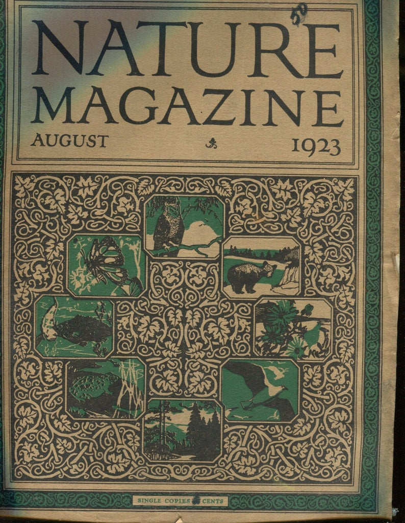 Nature Magazine August 1923 VG No ML 020617jhe
