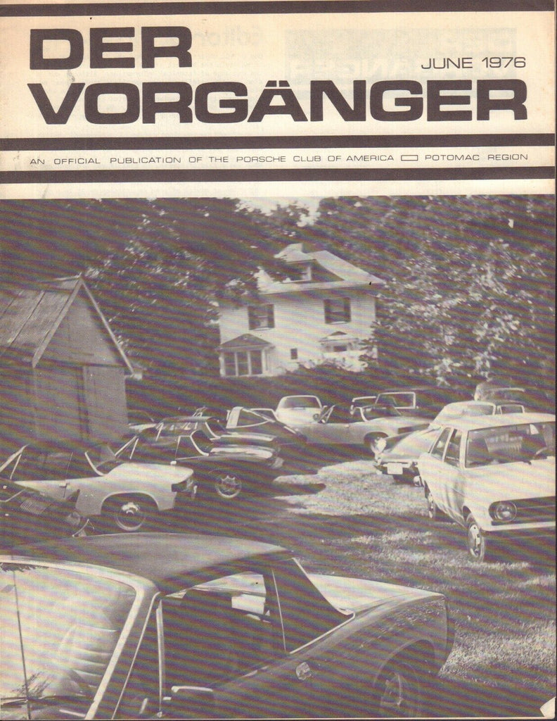 Der Vorganger Vintage American Porsche Club Magazine June 1976 032917nonDBE