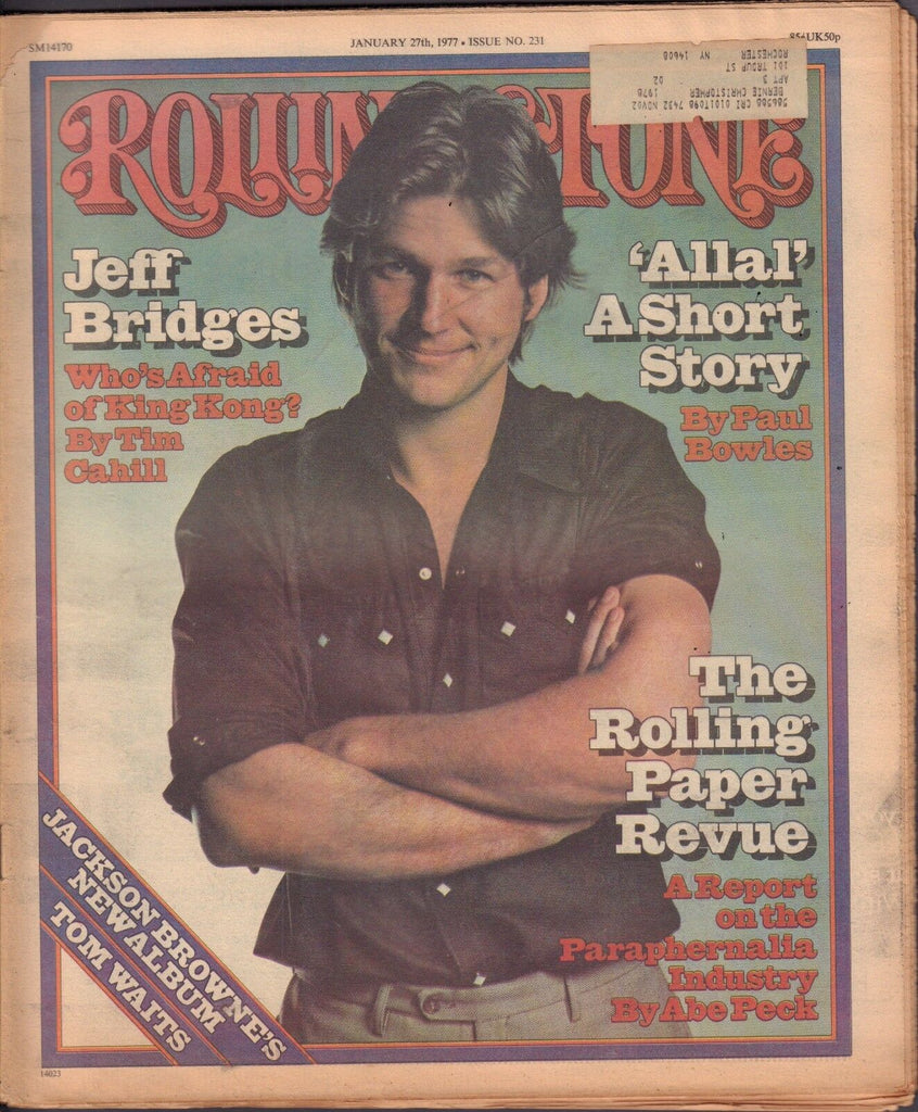 Rolling Stone January 27 1977 Jeff Bridges, Jackson Browne w/ML 122116DBE2