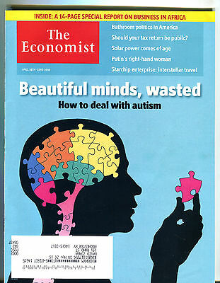 The Economist Magazine April 16-22 Beautiful Minds Wasted EX 042216jhe