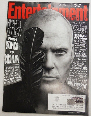 Entertainment Weekly Magazine Michael Keaton Meghan Trainor October 2014 051115R