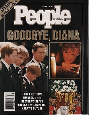 People Weekly Special Goodbye, Diana, September 22 1997 EX 112715DBE