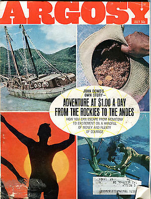 Argosy Magazine July 1968 John Dowd's Own Story VGEX 041516jhe