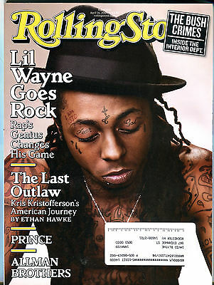 Rolling Stone Magazine April 16 2009 Lil Wayne Prince EX 032216jhe