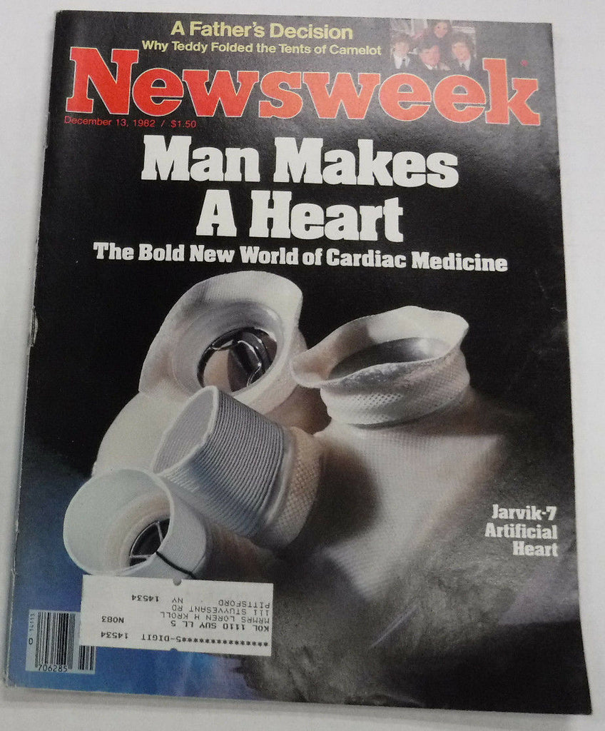 Newsweek Magazine Man Makes A Heart December 13, 1982 100716R