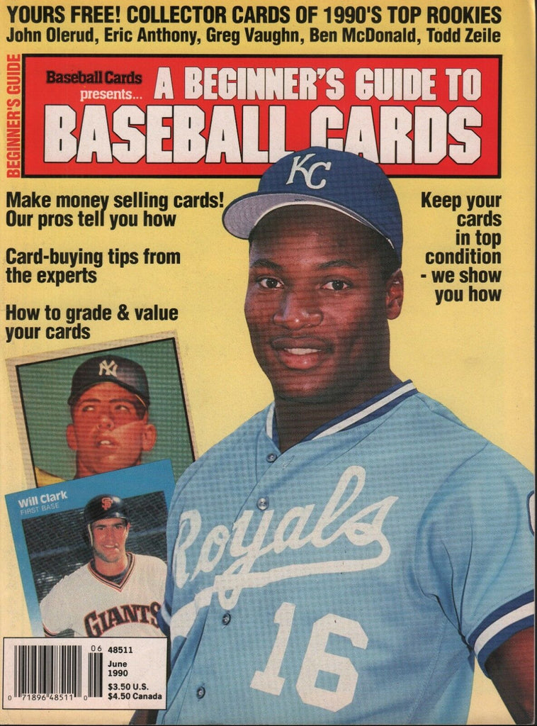 Beginner's Guide to Baseball Cards June 1990 Mickey Mantle Bo Jackson 092118AME2