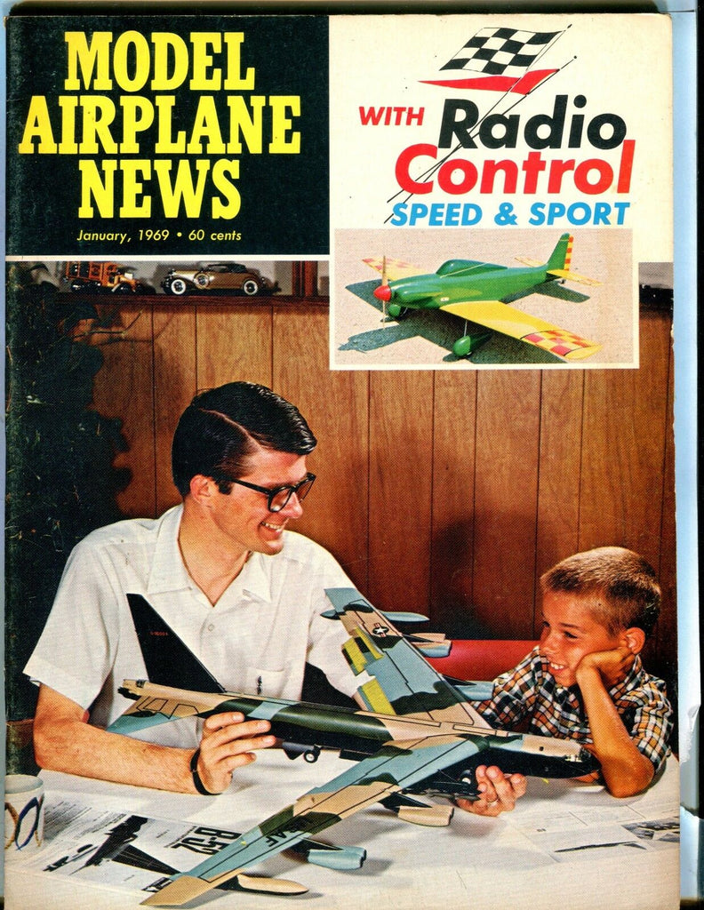 Model Airplane News Magazine January 1969 A-1 Saucy EX 040817nonjhe