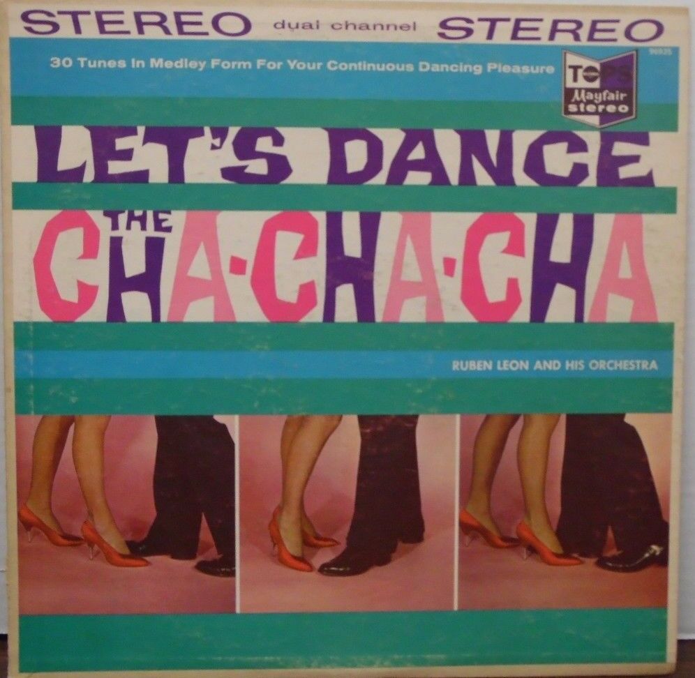 Let's Dance the Cha-Cha-Cha 33RPM Yellow Record 9693 S-A 091716LLE