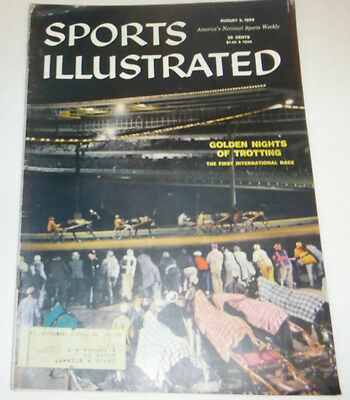 Sports Illustrated Magazine Golden Nights Of Trotting August 1959 072514R
