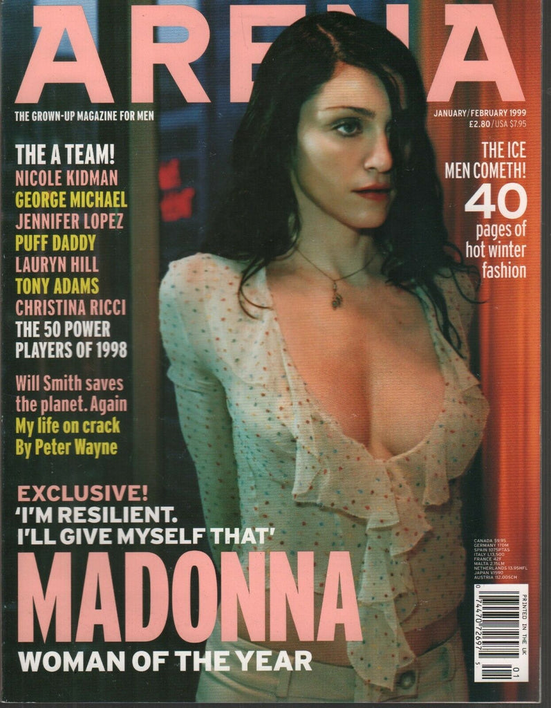 Arena for Men Magazine January/February 1999 Madonna Nicole Kidman 102219AME