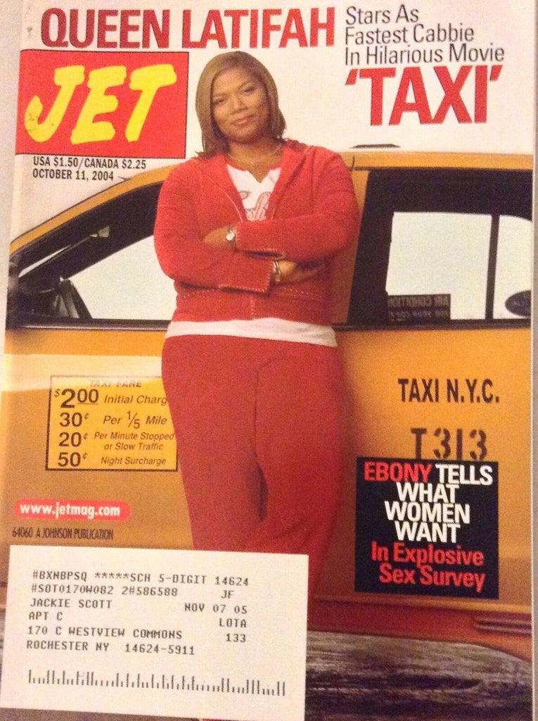 Jet Magazine Queen Latifah Taxi October 11, 2004 090417nonrh