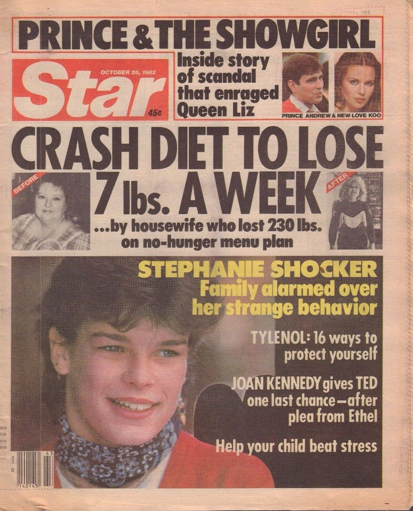 Star October 26 1982 Prince Andrew, Joan Kennedy 092117DBE2