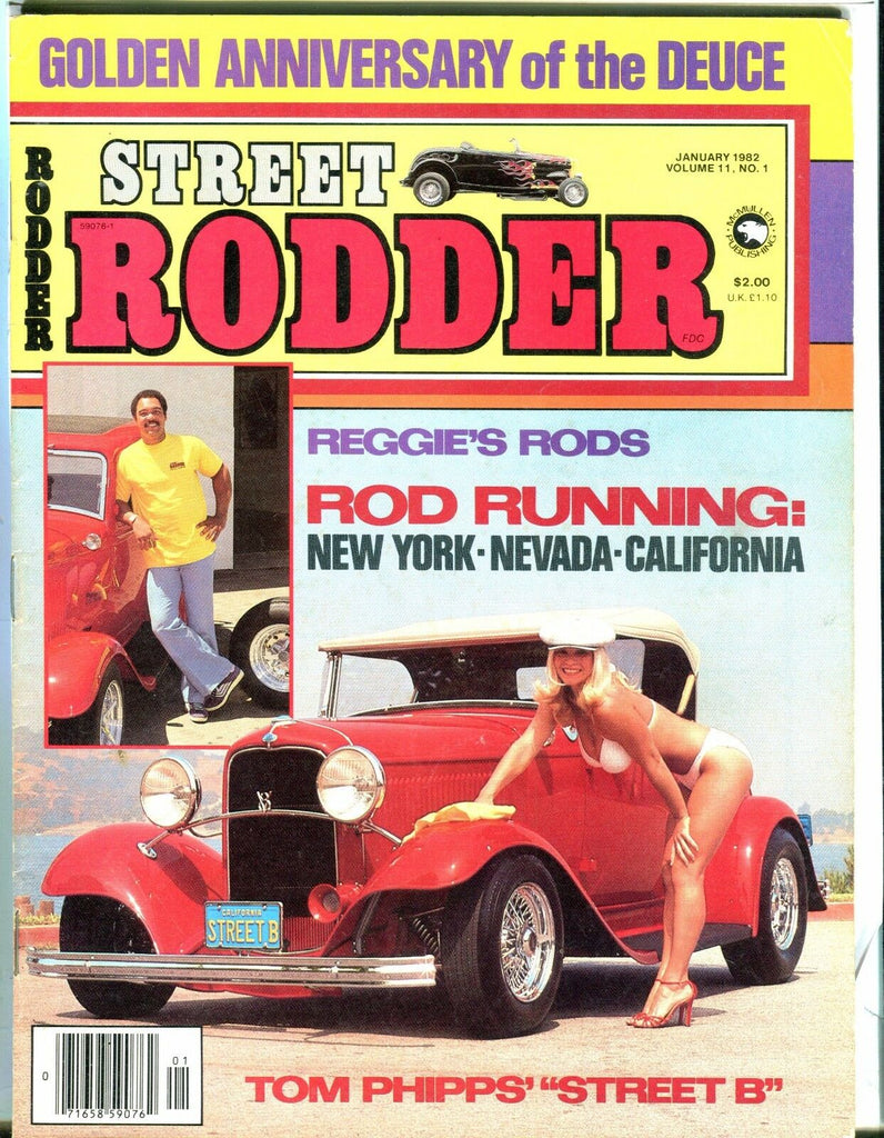 Street Rodder Magazine January 1982 Reggie Jackson EX No ML 030617nonjhe