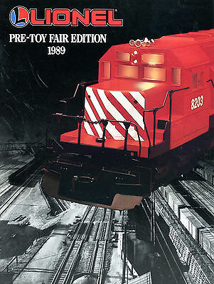 Lionel Trains Pre-Toy Fair Edition Catalog 1989 EX 071016jhe2