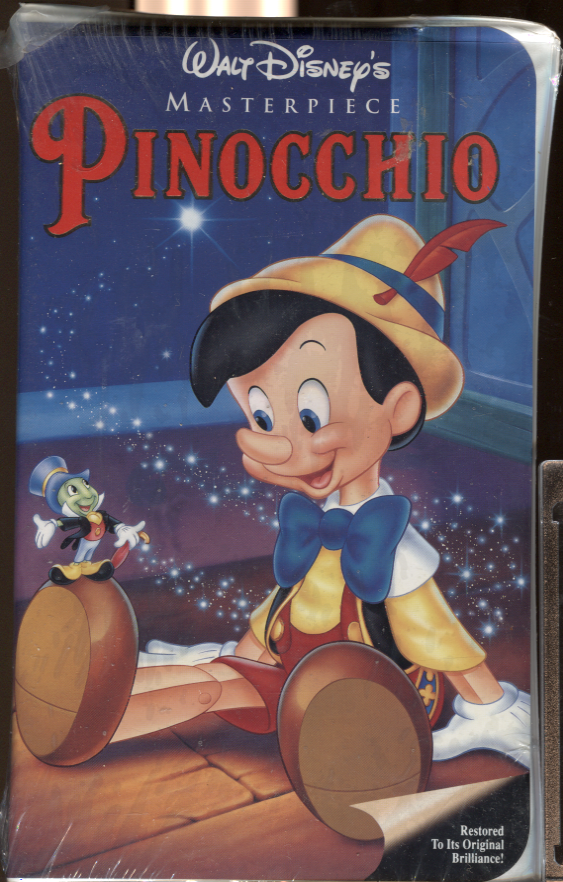 Pinocchio Walt Disney Masterpiece Clam-Shell VHS 239 SEALED RARE 101819DVHS