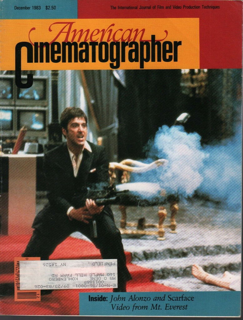 American Cinematographer December 1983 Scarface John Alonzo Al Pacino 010420AME