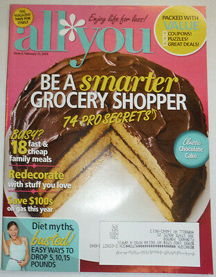 All You Magazine Be a Smarter Grocery Shopper February 2014 010915R