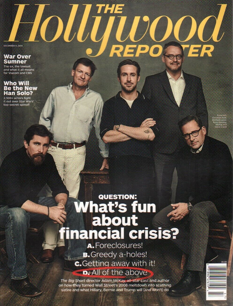The Hollywood Reporter December 11 2015 Christian Bale Steve Carrell 030920AME