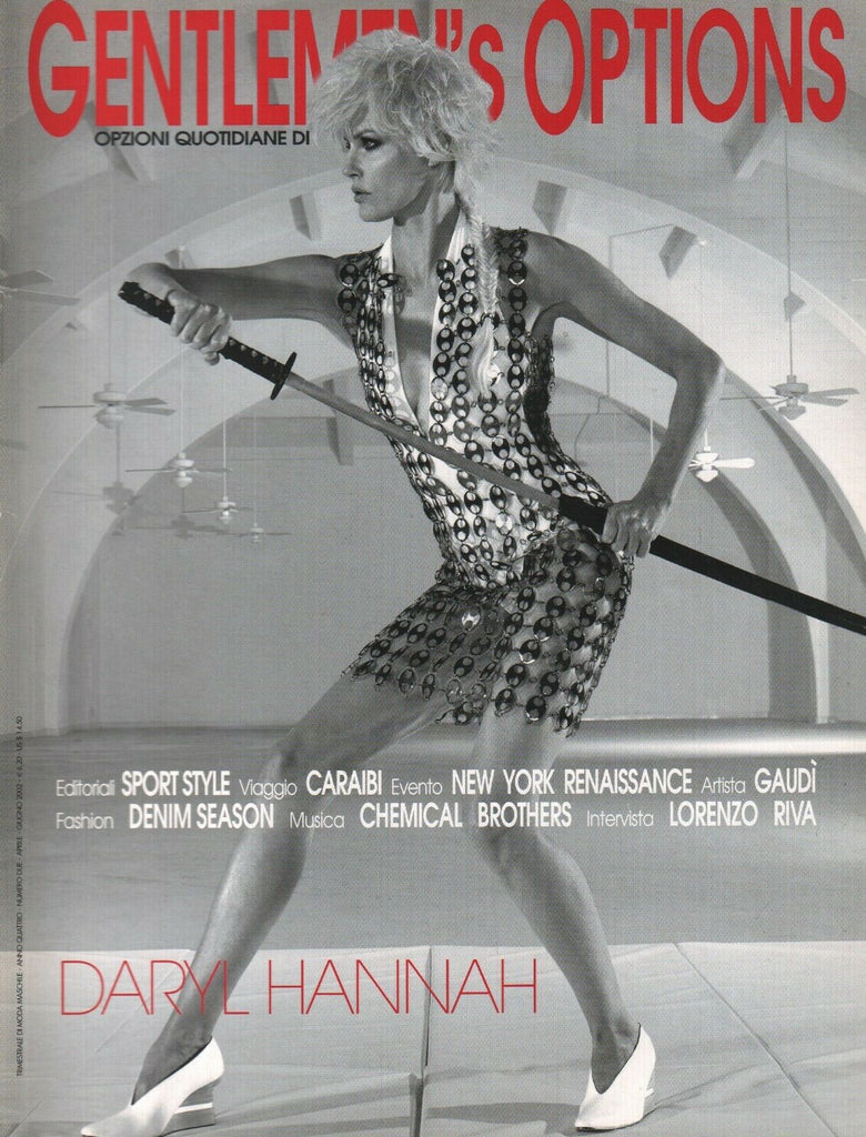 Gentleman's Options Italian Men's Fashion Apr/June 2002 Daryl Hannah 030420AME2