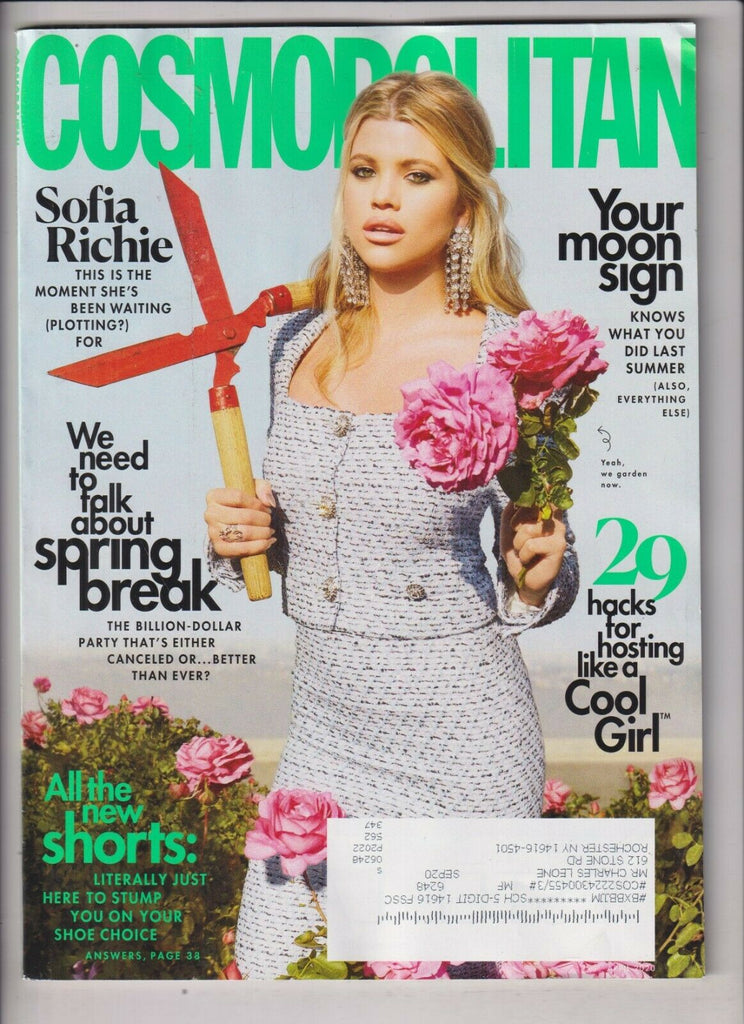 Cosmopolitan Mag Sofia Richie April 2020 033120nonrh
