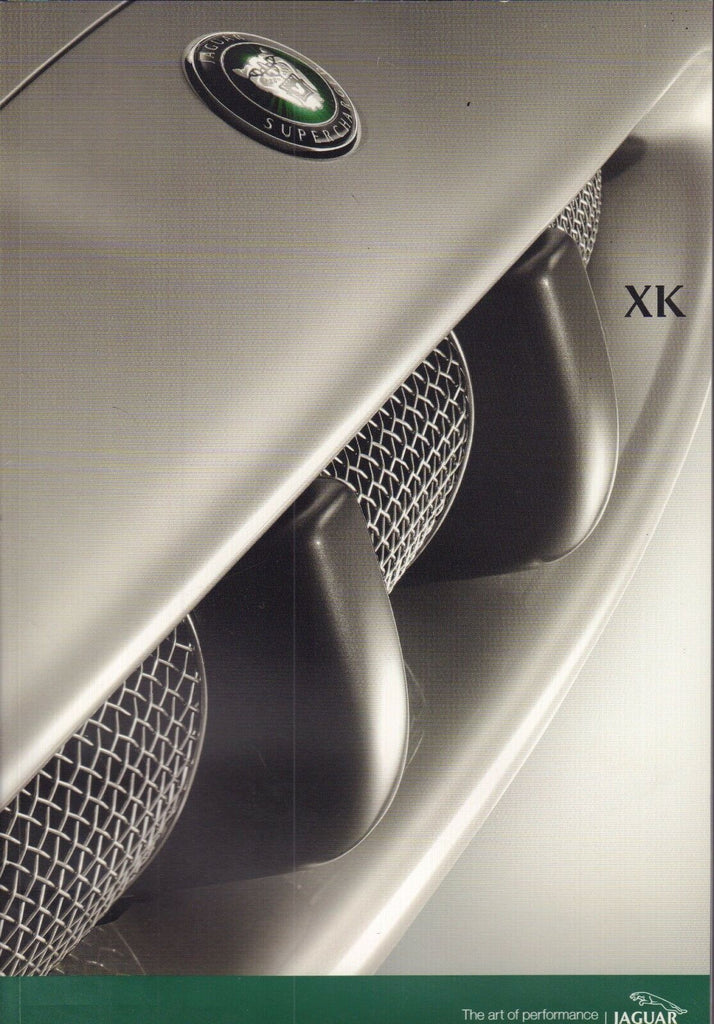 Jaguar 2002 XK Catalog 101416DBE