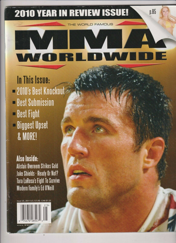 MMA Worldwide Mag 2010's Best Jake Shields Alistair Overeem 2011 103019nonr