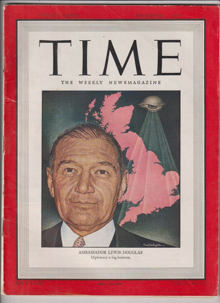 Time Mag Ambassador Lewis Douglas December 1, 1947 022620nonr
