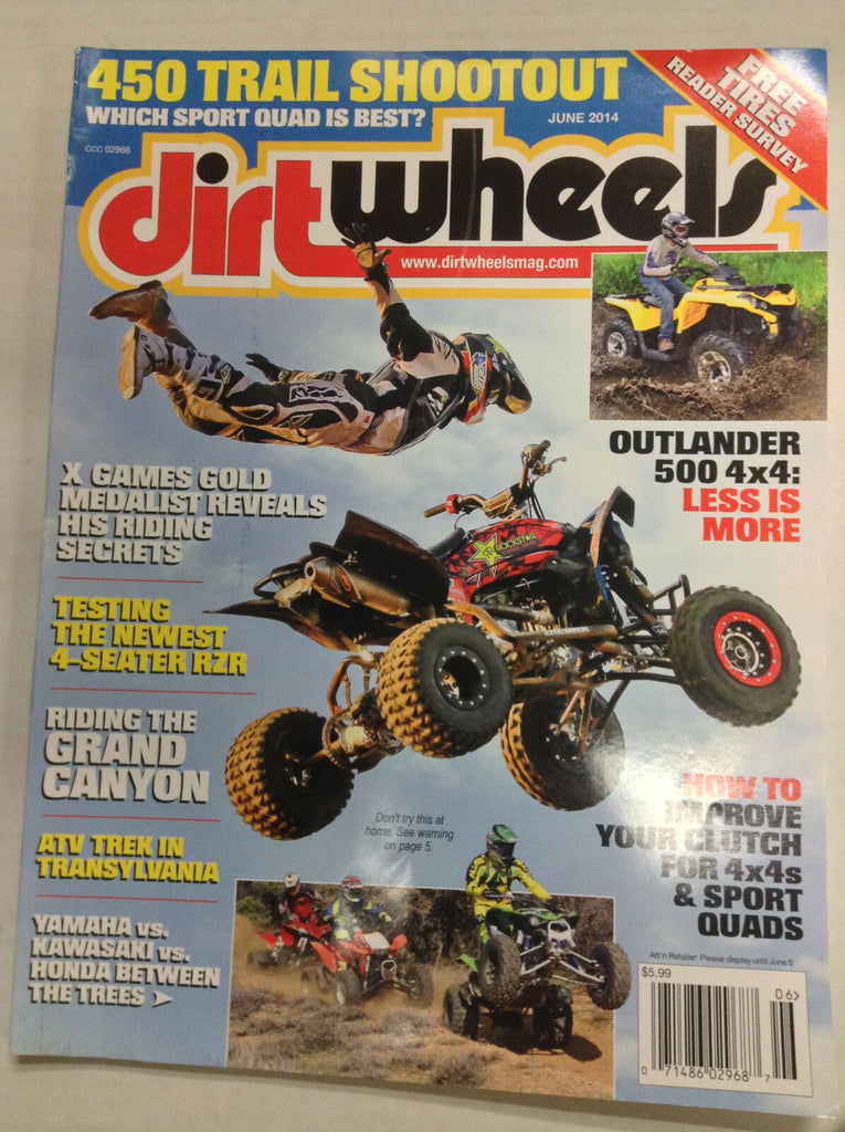 Dirt Wheels Magazine X Games Gold Medalist Outlander 500 June 2014 032717nonR