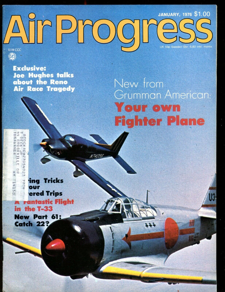 Air Progress Magazine January 1976 Grumman American EX w/ML 120316jhe