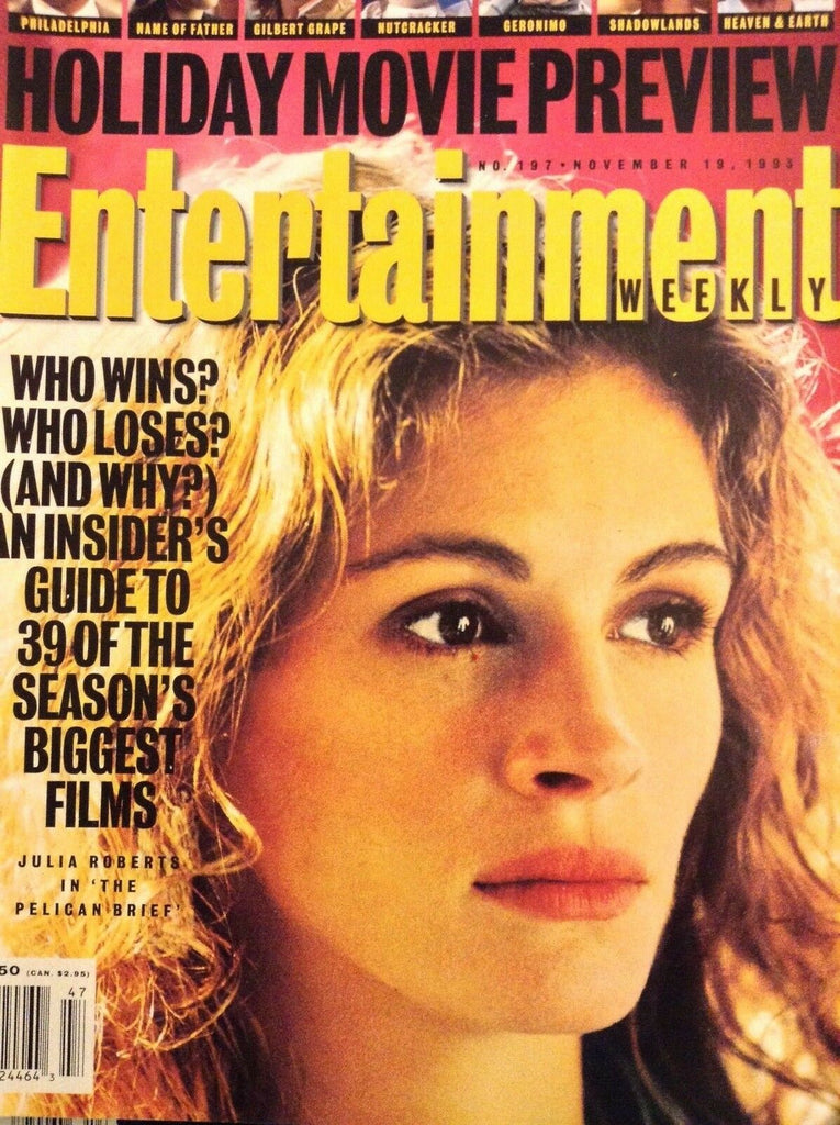 Entertainment Weekly Magazine Julia Roberts November 19 1993 NO ML 081218nonrh