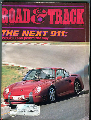 Road & Track Magazine March 1985 Porsche The Next 911 VGEX 010416jhe2