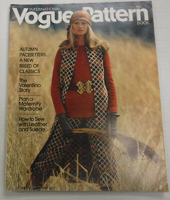 Vogue Pattern Magazine Autumn Pacesetters August/September 1971 081215R