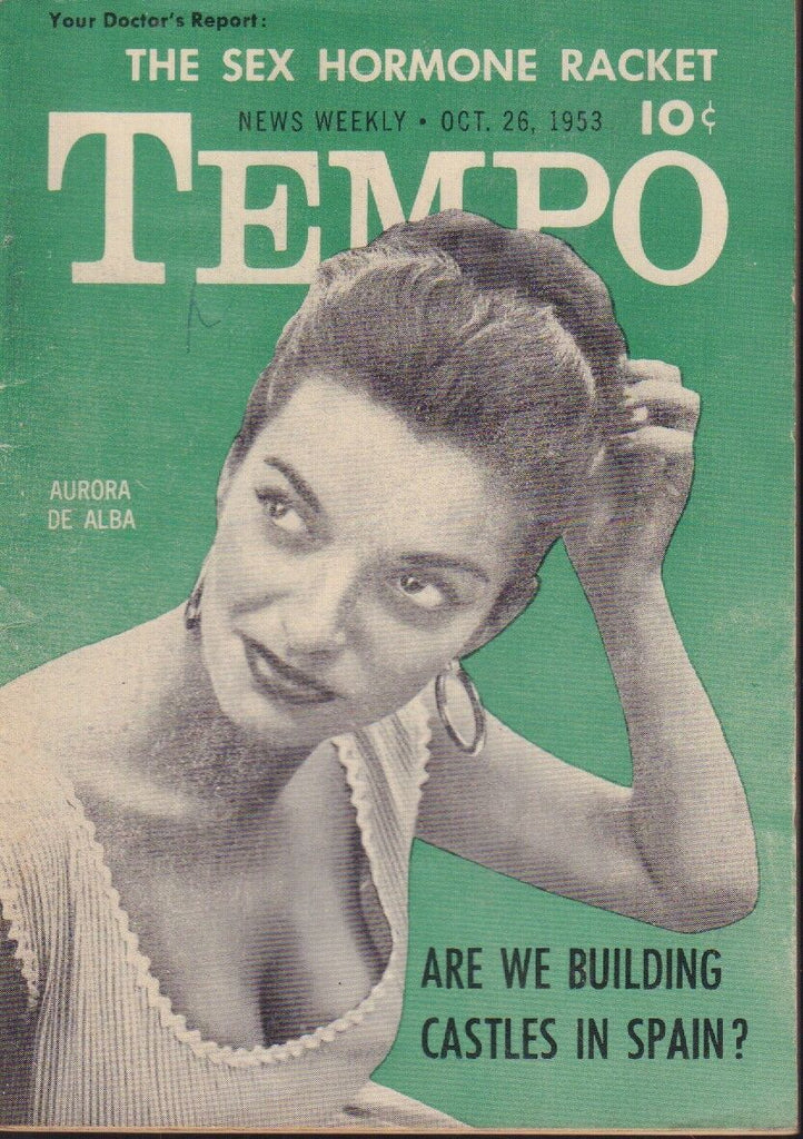 Tempo Digest October 26 1953 Aurora De Alba Cheesecake Pin Up 091218AME2