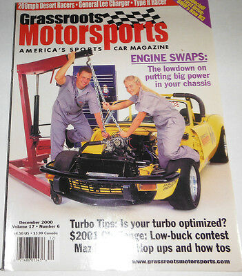Grassroots Motorsports Magazine Engine Swaps & Turbo Tips December 2000 080914R