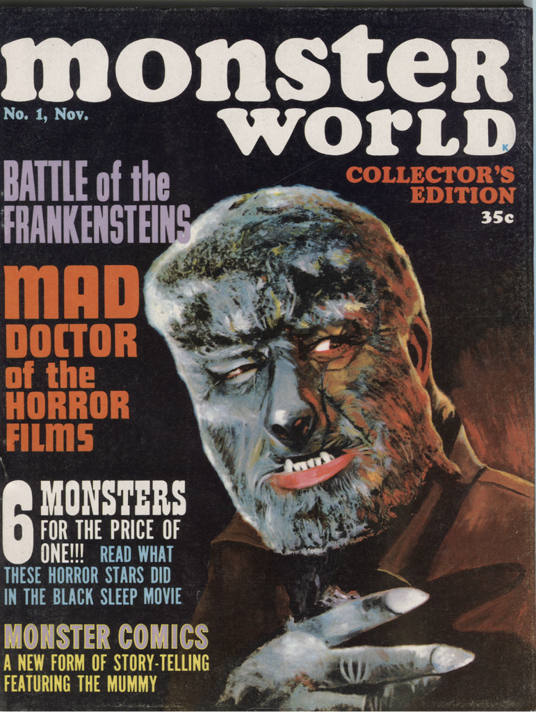 Monster World November 1964 No.1 Collectors Edition 080520DBE