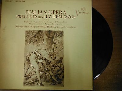 33 RPM Vinyl Italian Opera Preludes & Intermezzos RCA Records VICS1171 031115SM